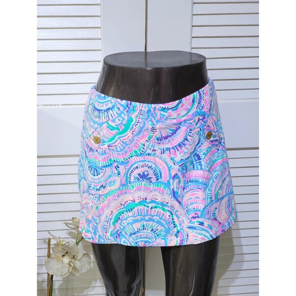 Lilly Pulitzer Women's Multi-Color Patterned Cotton Madison Skort Sz XS  2614 - Picture 10 of 14